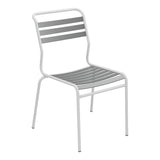 Schaffner Säntis Chaise à lattes – Graphite 73 / Gris Argent 78