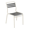 Schaffner Säntis Chaise à lattes – Anthracite 77 / Sable Pastel 15