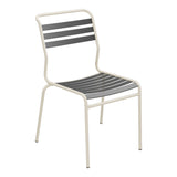 Schaffner Säntis Chaise à lattes – Anthracite 77 / Sable Pastel 15