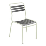 Schaffner Säntis Chaise à lattes – Anthracite 77 / Vert Pastel 64