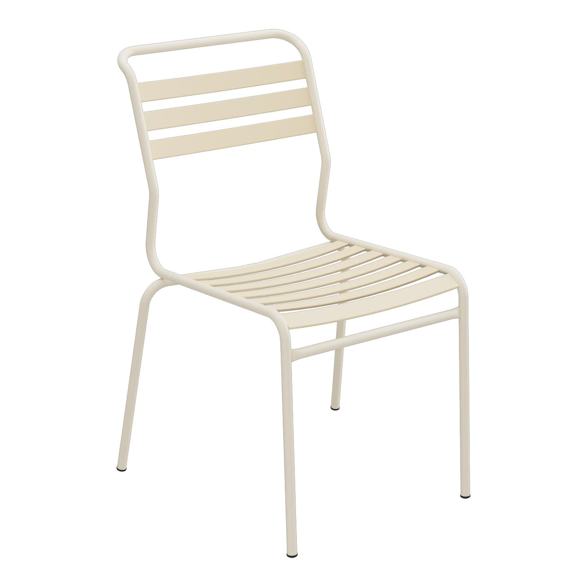 Schaffner Säntis Chaise à lattes – Marron Pastel 83 / Sable Pastel 15