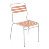 Schaffner Säntis Chaise à lattes – Terracotta 84 / Gris Argent 78