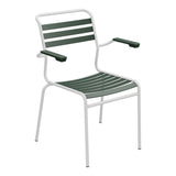 Schaffner Säntis Fauteuil à lattes – Vert sapin 66 / Gris Argent 78