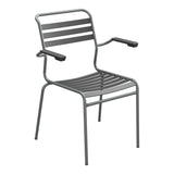 Schaffner Säntis Fauteuil à lattes – Anthracite 77 / Graphite 73