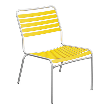 Schaffner Rigi Salon Chaise Basse Lattes – Jaune 11 / Galvanisé à chaud 02