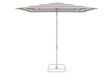 Glatz Parasol VITA Piana carre Cat.5 570 Steel Stripe Gris soie