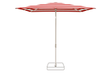 Glatz Parasol VITA Piana carre Cat.5 800 Red Stripe Gris soie