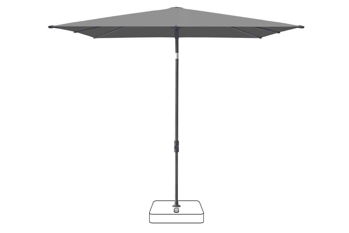 Glatz Parasol VITA Piana carre Cat.5 502 Thunder Anthracite