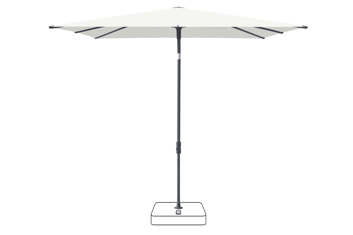 Glatz Parasol VITA Piana carre Cat.5 510 White Anthracite