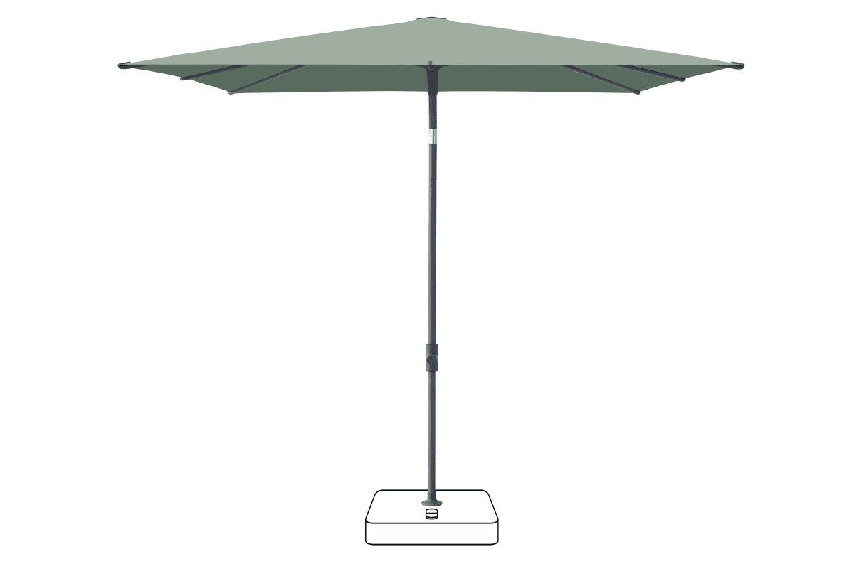 Glatz Parasol VITA Piana carre Cat.5 588 Olive Anthracite