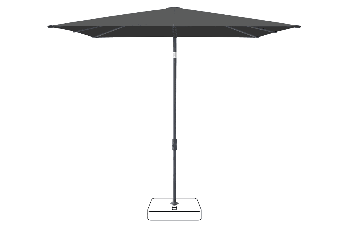 Glatz Parasol VITA Piana carre Cat.5 809 Midnight Anthracite