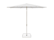 Glatz Parasol VITA Piana rond Cat.5 500 Plaster Gris soie