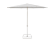Glatz Parasol VITA Piana rond Cat.5 550 Cement Gris soie