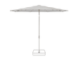 Glatz Parasol VITA Piana rond Cat.5 555 Grey Stripe Gris soie