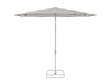 Glatz Parasol VITA Piana rond Cat.5 570 Steel Stripe Gris soie