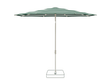Glatz Parasol VITA Piana rond Cat.5 589 Green Stripe Gris soie