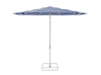 Glatz Parasol VITA Piana rond Cat.5 602 Blue Stripe Gris soie