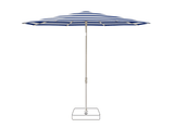 Glatz Parasol VITA Piana rond Cat.5 602 Blue Stripe Gris soie