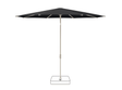 Glatz Parasol VITA Piana rond Cat.5 615 Black Gris soie