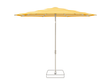 Glatz Parasol VITA Piana rond Cat.5 624 Yellow Stripe Gris soie