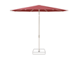 Glatz Parasol VITA Piana rond Cat.5 637 Cherry Gris soie