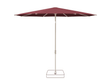 Glatz Parasol VITA Piana rond Cat.5 644 Merlot Gris soie