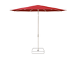 Glatz Parasol VITA Piana rond Cat.5 801 Campari Gris soie