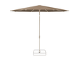 Glatz Parasol VITA Piana rond Cat.5 805 Walnut Gris soie