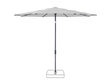 Glatz Parasol VITA Piana rond Cat.5 555 Grey Stripe Anthracite