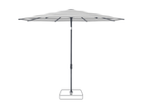 Glatz Parasol VITA Piana rond Cat.5 555 Grey Stripe Anthracite