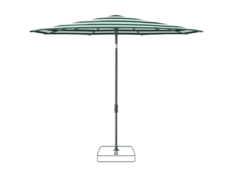 Glatz Parasol VITA Piana rond Cat.5 589 Green Stripe Anthracite
