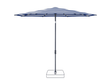 Glatz Parasol VITA Piana rond Cat.5 602 Blue Stripe Anthracite