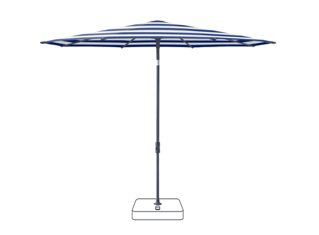 Glatz Parasol VITA Piana rond Cat.5 602 Blue Stripe Anthracite