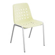 Schaffner Bermuda Chaise empilable – Jaune Buis 18 / Galvanisé à chaud 02