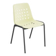 Schaffner Bermuda Chaise empilable – Jaune Buis 18 / Noir 91