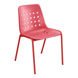 Schaffner Bermuda Chaise empilable – Rouge Érable 33 / Rouge 30