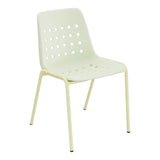 Schaffner Bermuda Chaise empilable – Vert pastel 64 / Jaune Buis 18