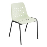 Schaffner Bermuda Chaise empilable – Vert pastel 64 / Anthracite 77
