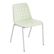 Schaffner Bermuda Chaise empilable – Vert pastel 64 / Gris Argent 78
