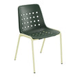Schaffner Bermuda Chaise empilable – Vert Sapin 66 / Jaune Buis 18