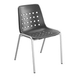 Schaffner Bermuda Chaise empilable – Anthracite 77 / Galvanisé à chaud 02