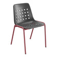 Schaffner Bermuda Chaise empilable – Anthracite 77 / Bordeaux 38