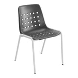 Schaffner Bermuda Chaise empilable – Anthracite 77 / Gris Argent 78