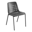 Schaffner Bermuda Chaise empilable – Anthracite 77 / Noir 91