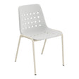 Schaffner Bermuda Chaise empilable – Gris Argent 78 / Sable Pastel 15