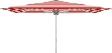 Glatz Parasol PALAZZO Style carre Cat.5 800 Red Stripe