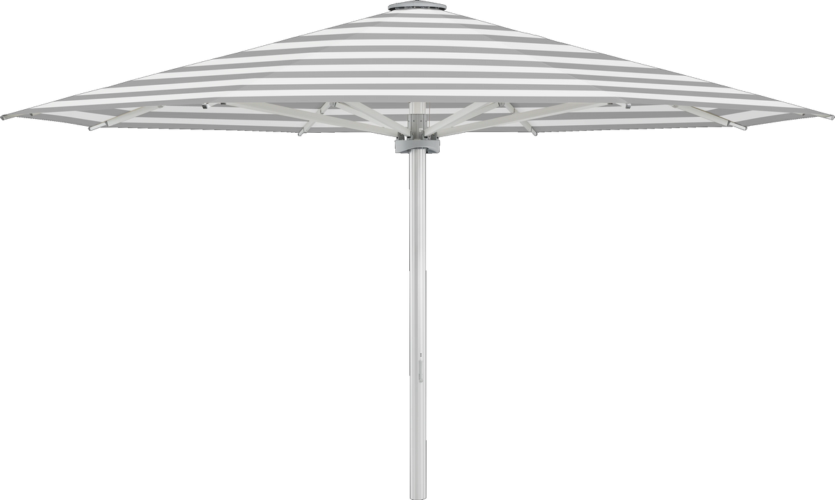 Glatz Parasol PALAZZO Style rond Cat.5 555 Grey Stripe