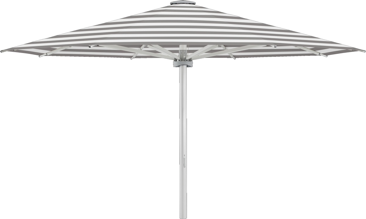 Glatz Parasol PALAZZO Style rond Cat.5 570 Steel Stripe