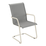 Schaffner Locarno Fauteuil Cantilever empilable – Gris 20 / Sable Pastel 15