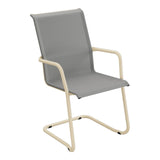 Schaffner Locarno Fauteuil Cantilever empilable – Gris 20 / Marron Pastel 83